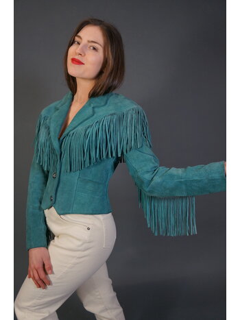 Pioneer Wear Fringe Leather Jacket