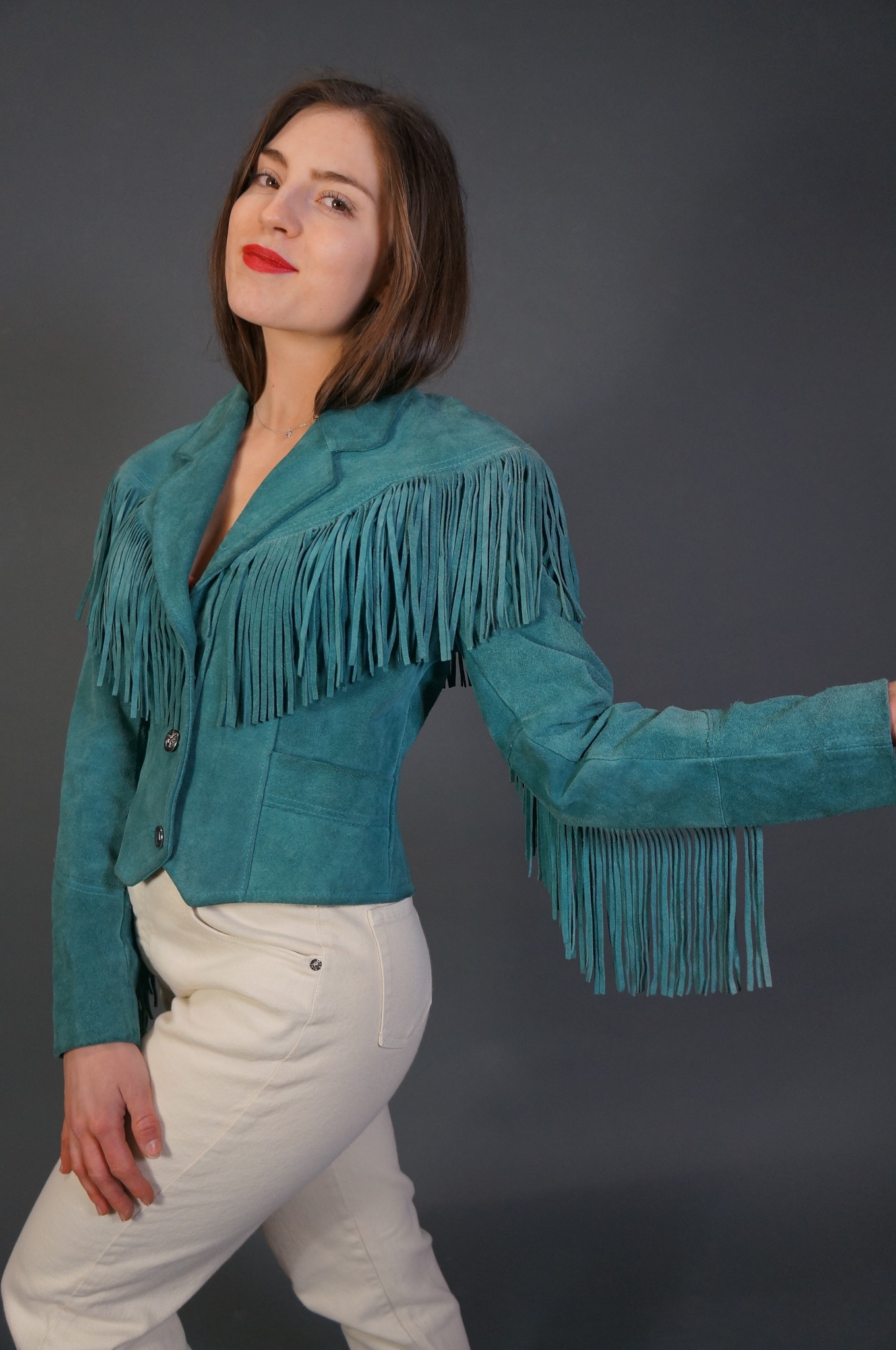 Pioneer Wear Fringe Leather Jacket