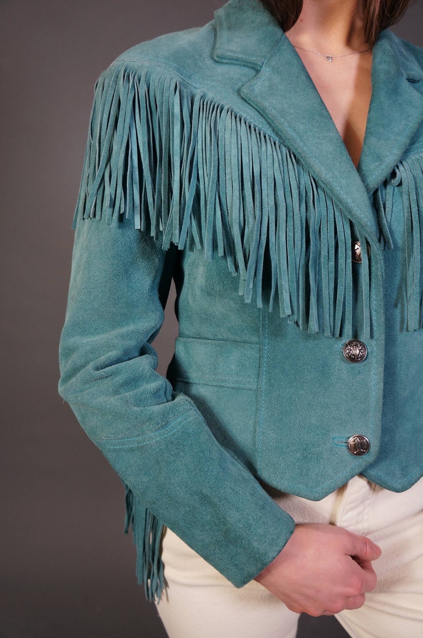 Pioneer Wear Fringe Leather Jacket