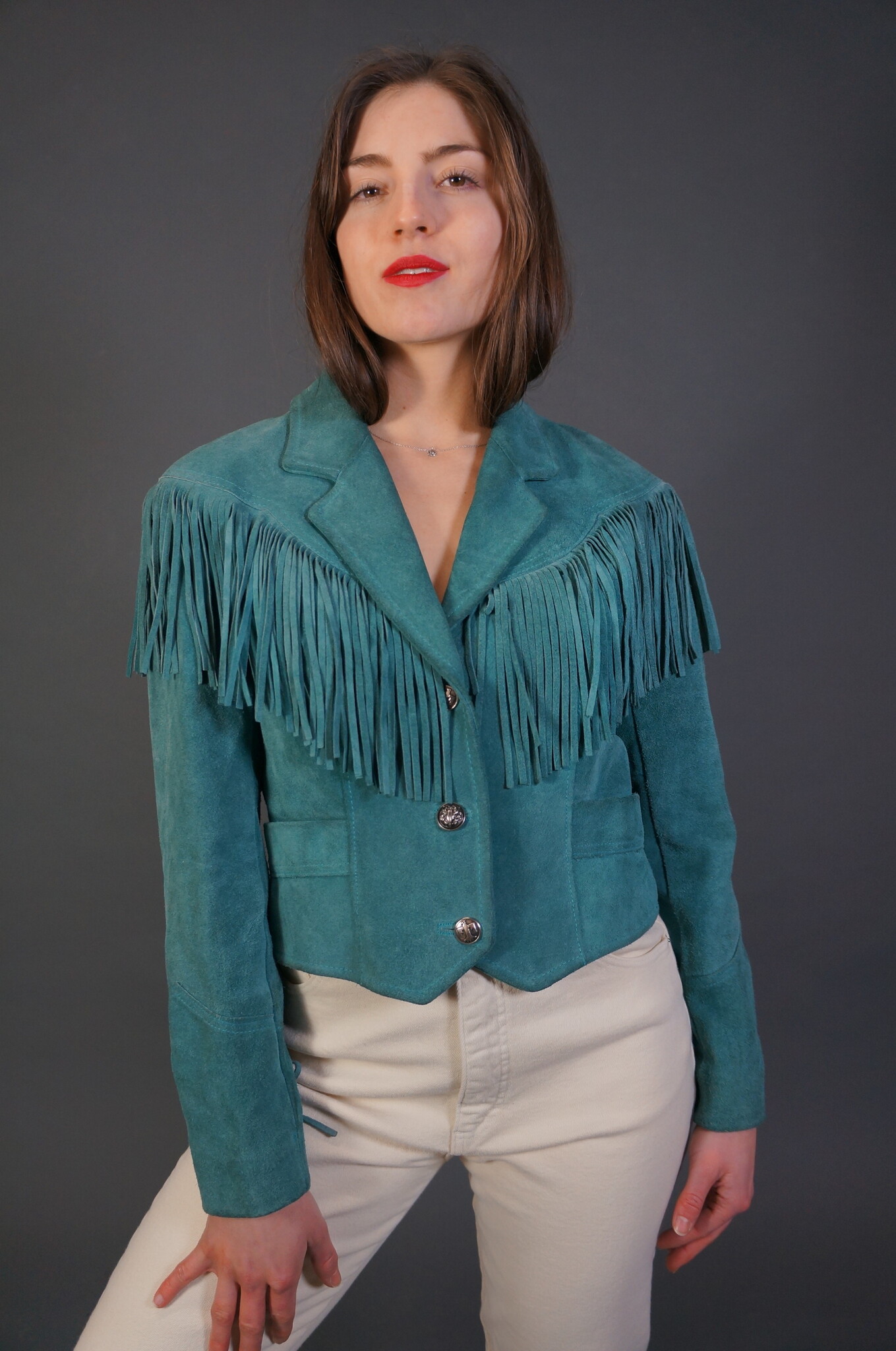 Pioneer Wear Fringe Leather Jacket