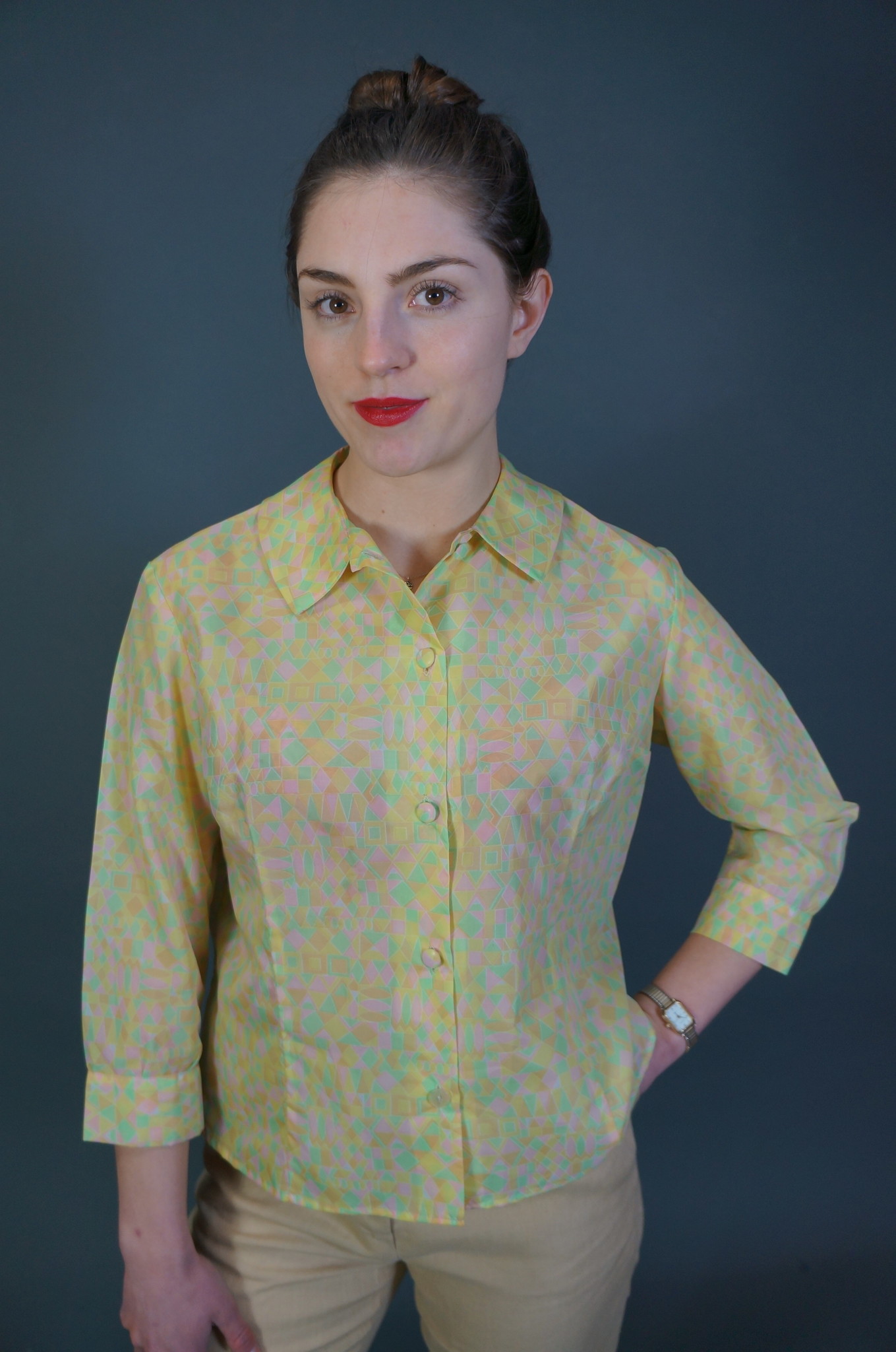 60s  Blouse Christy