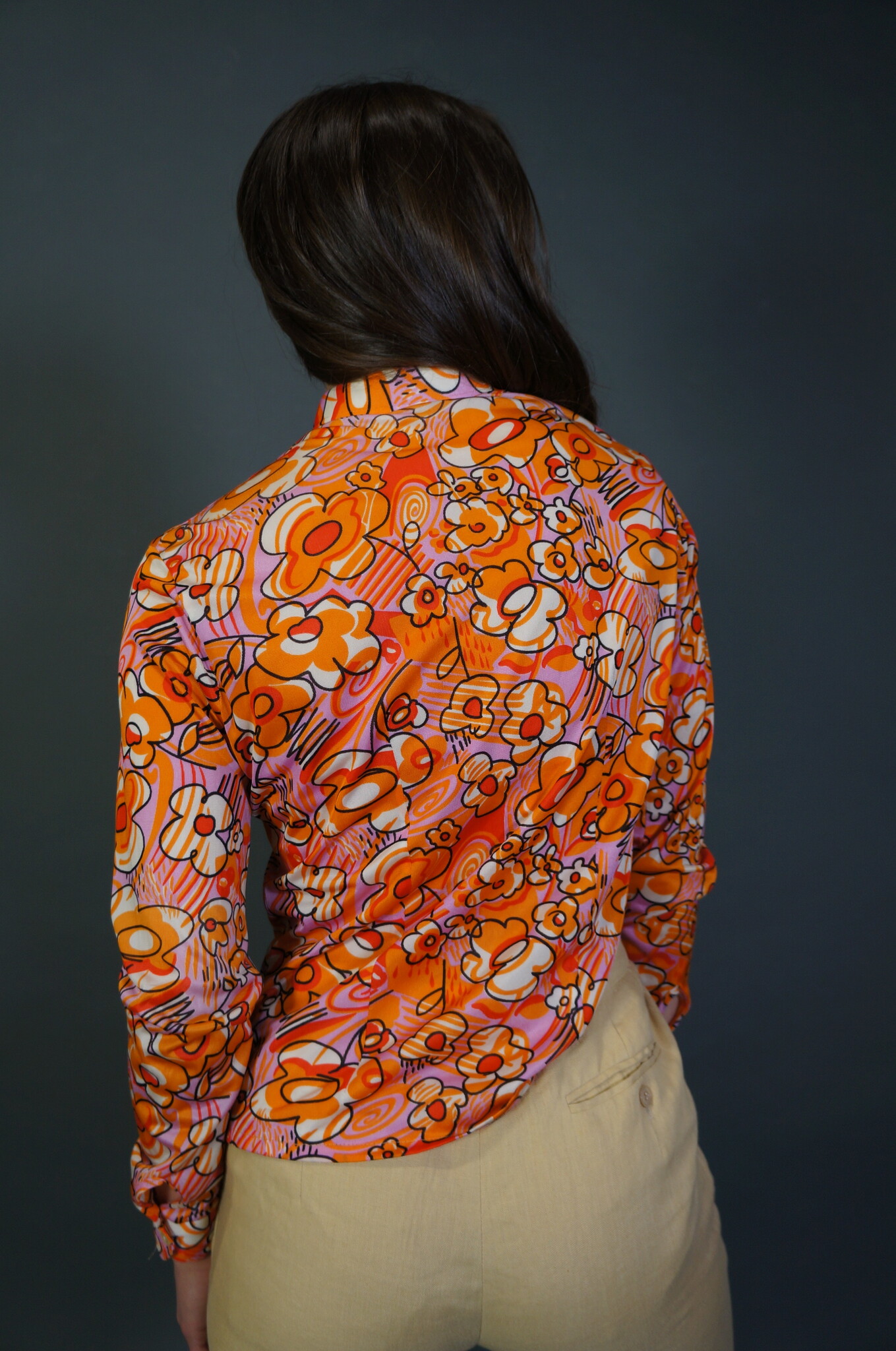 70s  Blouse Sherry