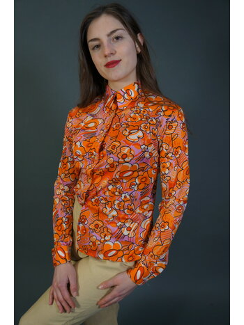70s  Blouse Sherry