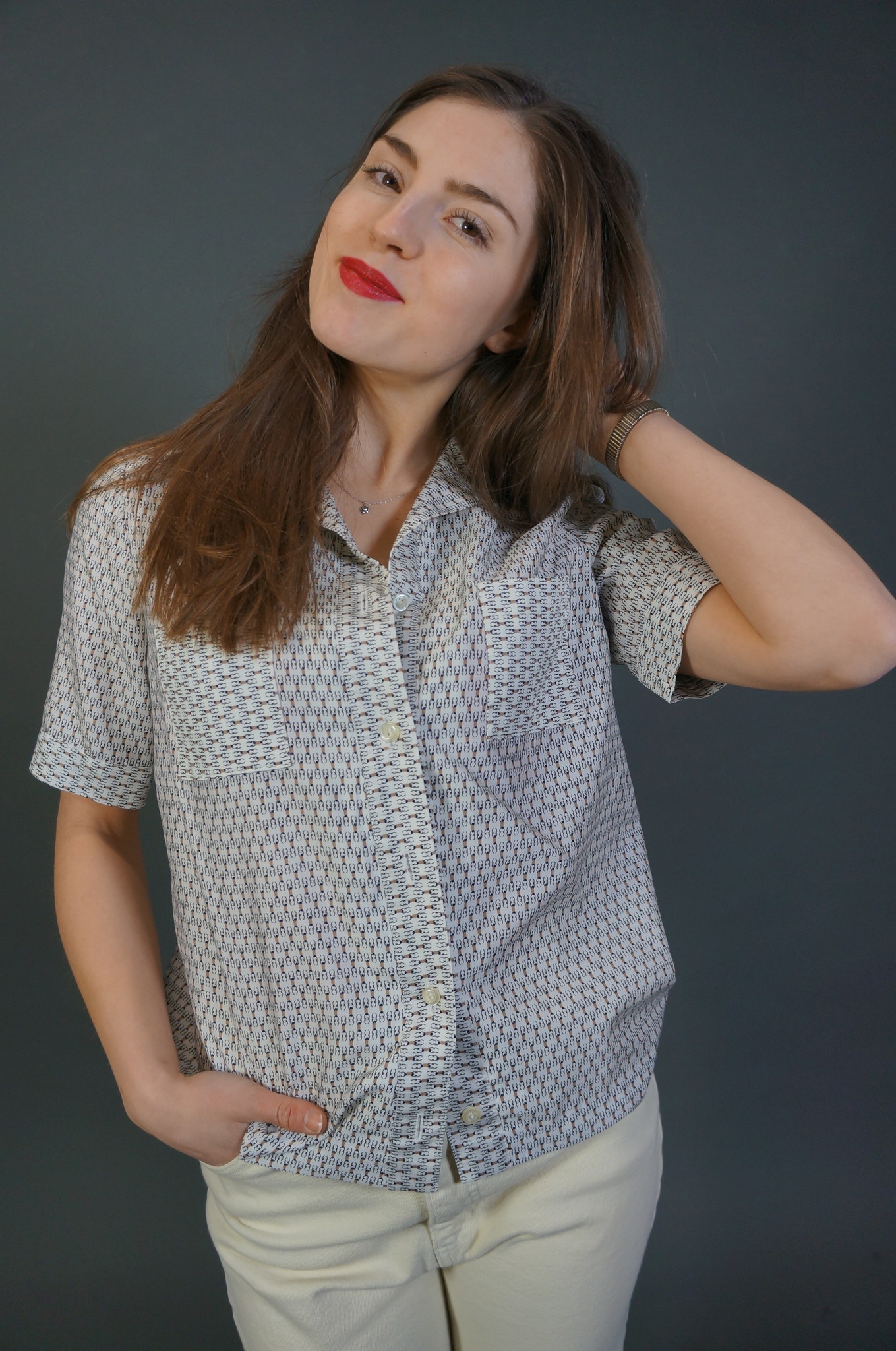70s  Blouse Jacqueline
