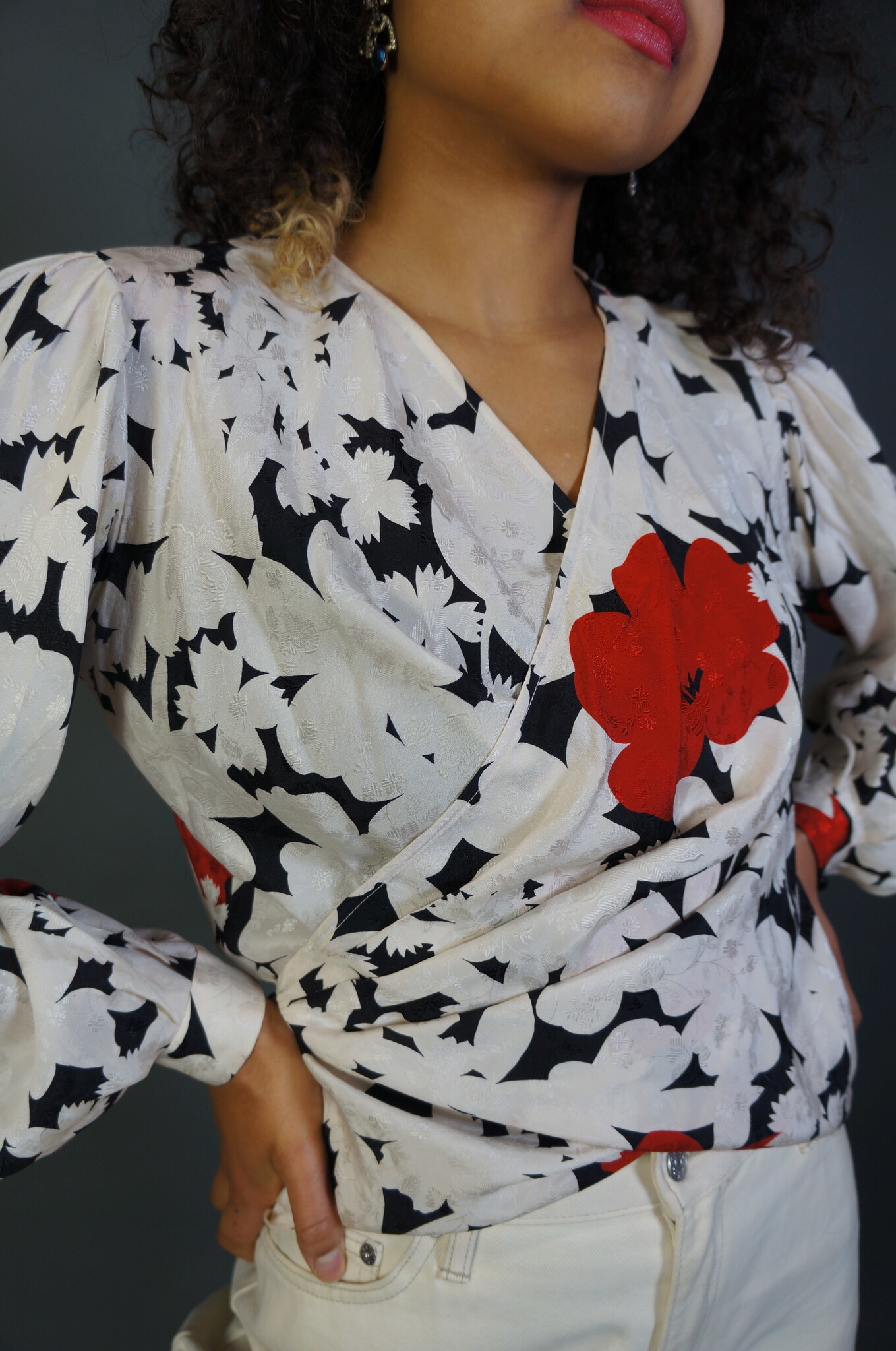 Emanuel Ungaro Flower Blouse