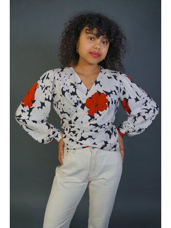 Emanuel Ungaro Flower Blouse