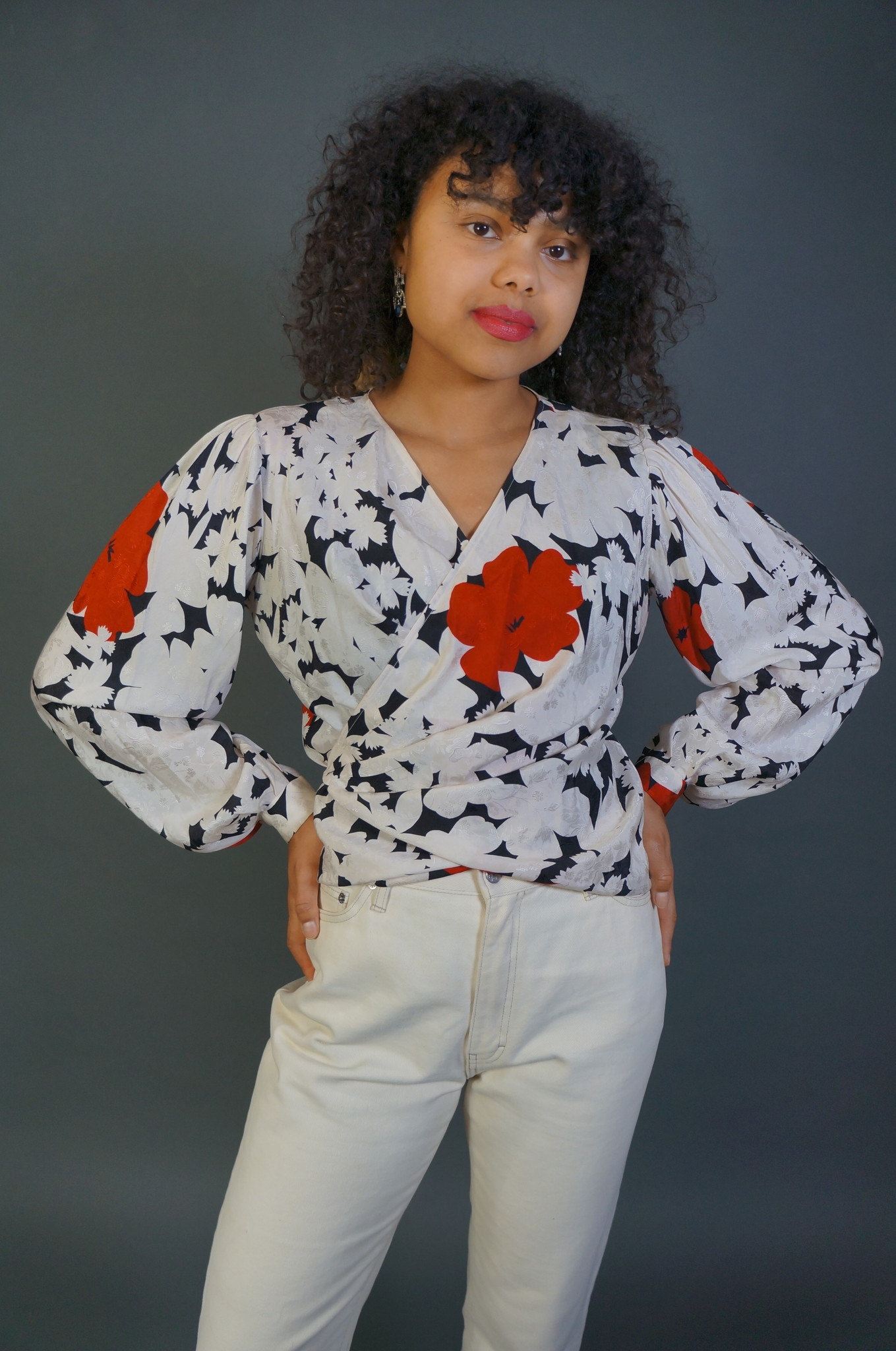 Emanuel Ungaro Flower Blouse