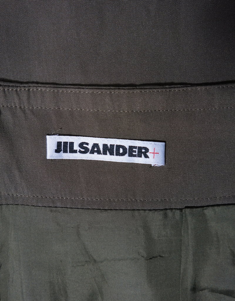 Jil Sander Khaki Pencil Skirt