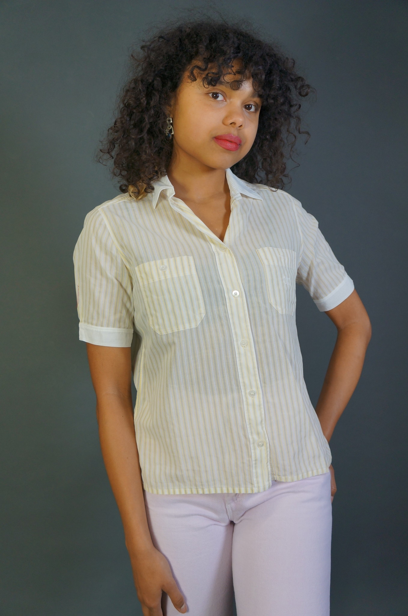 Striped  Celine Blouse