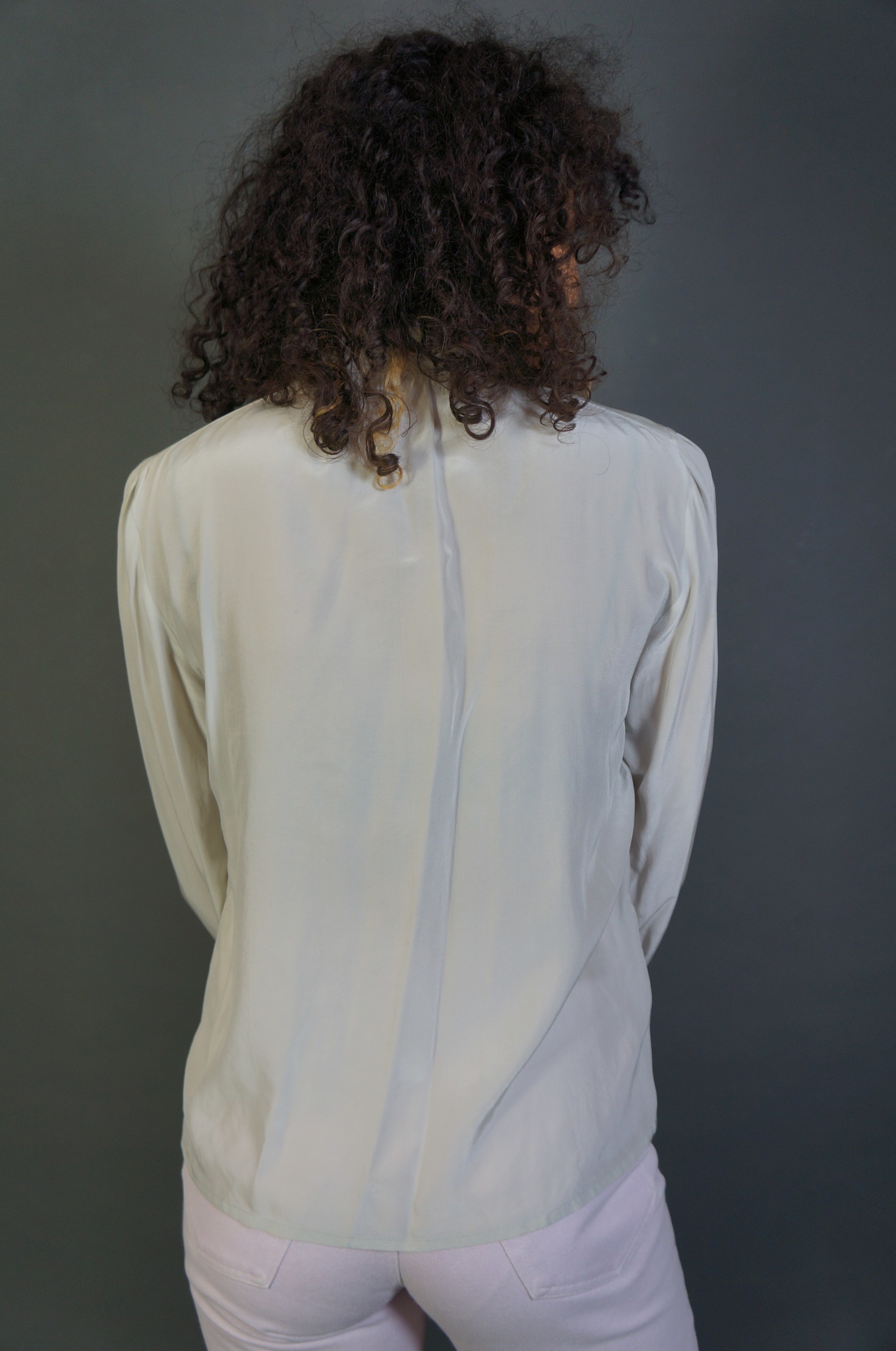 Louis Feraud Silver Blouse