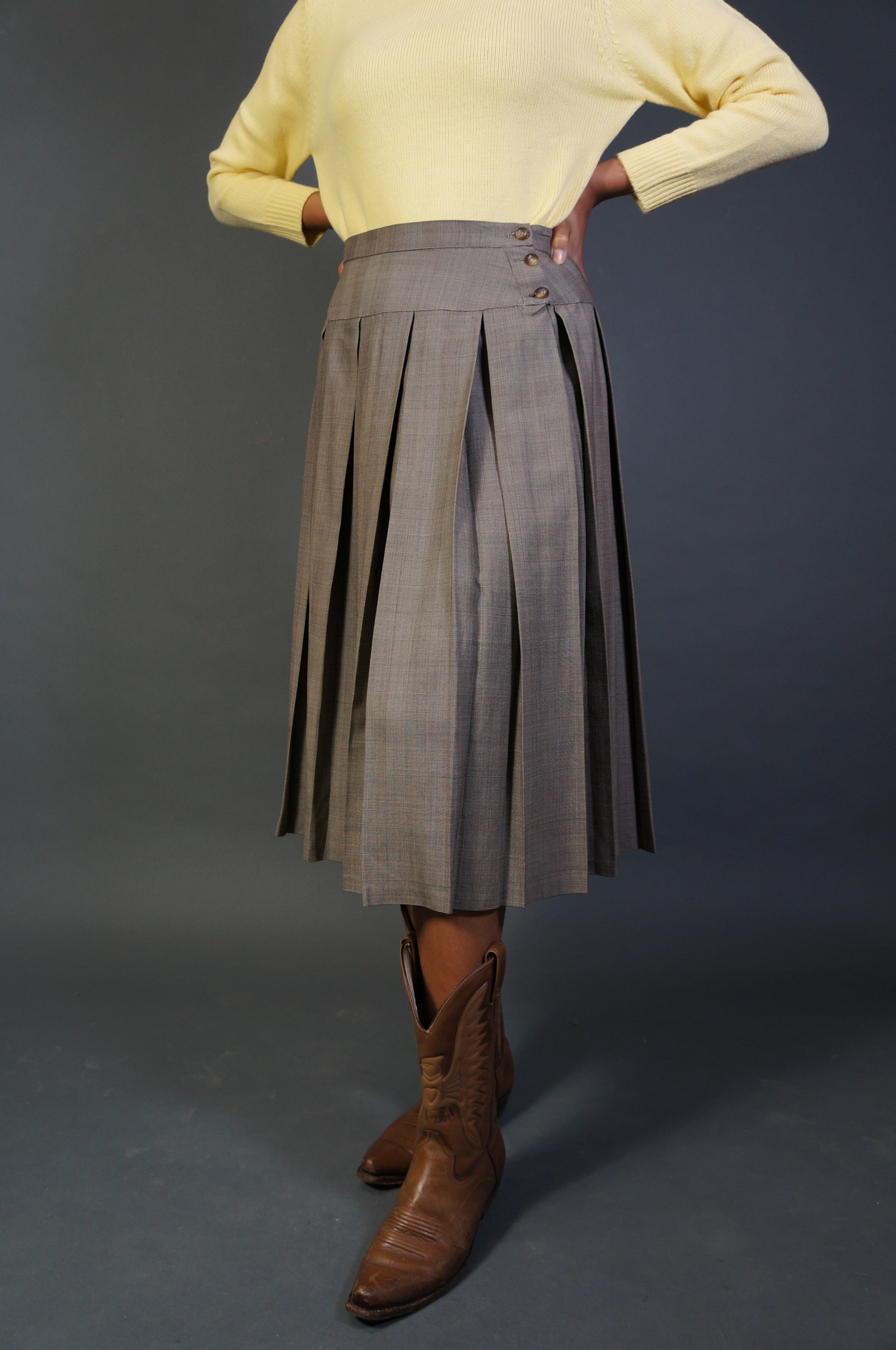Cacharel Pleated Skirt