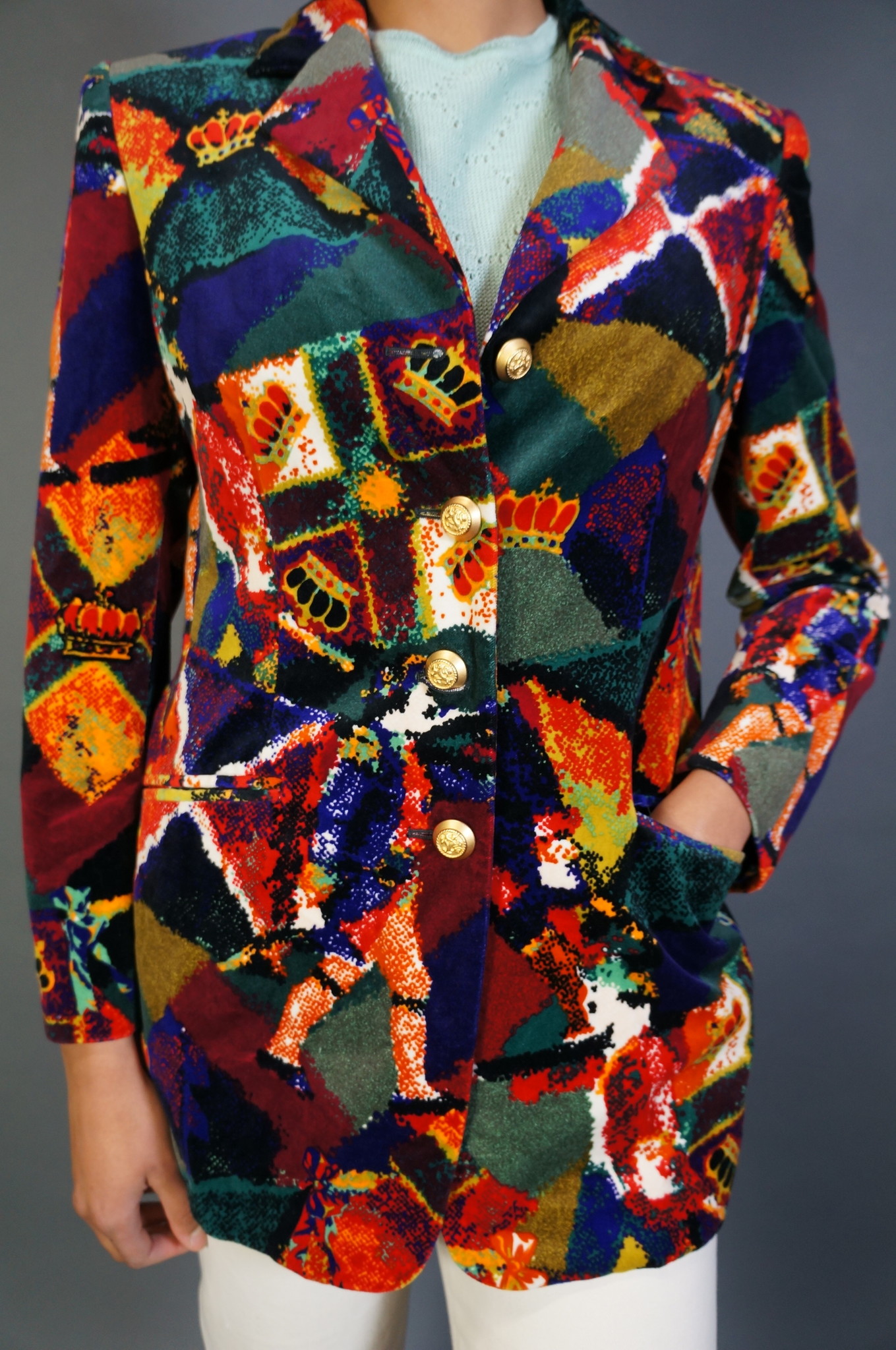 Ice Berg Multi Color Blazer