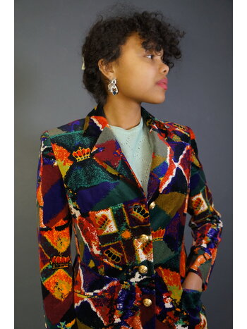 Ice Berg Multi Color Blazer