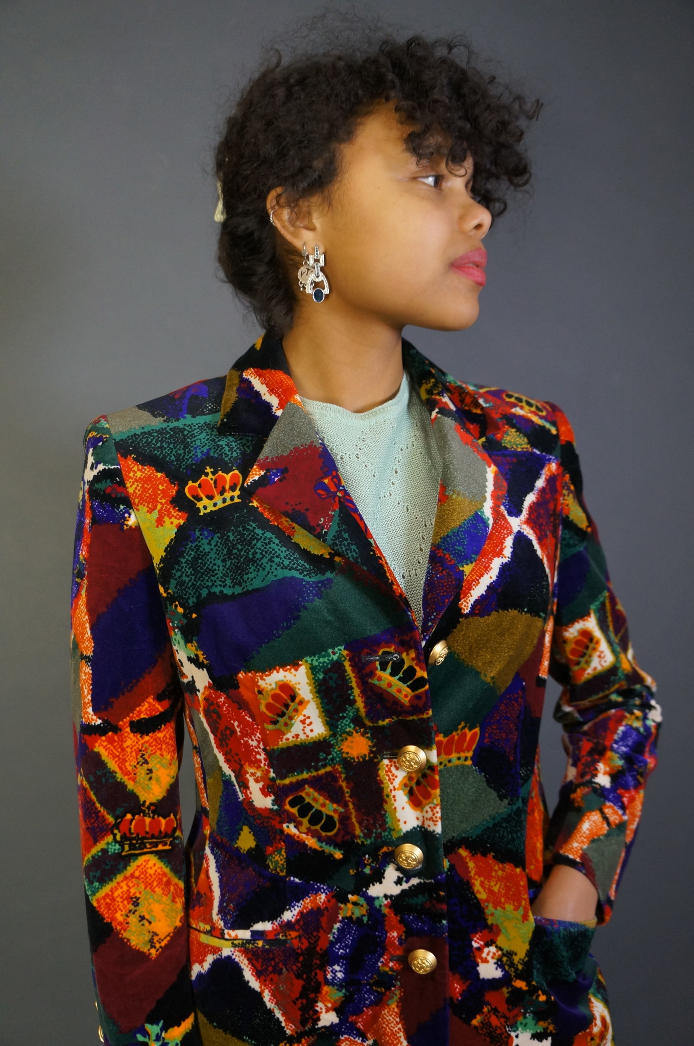 Ice Berg Multi Color Blazer