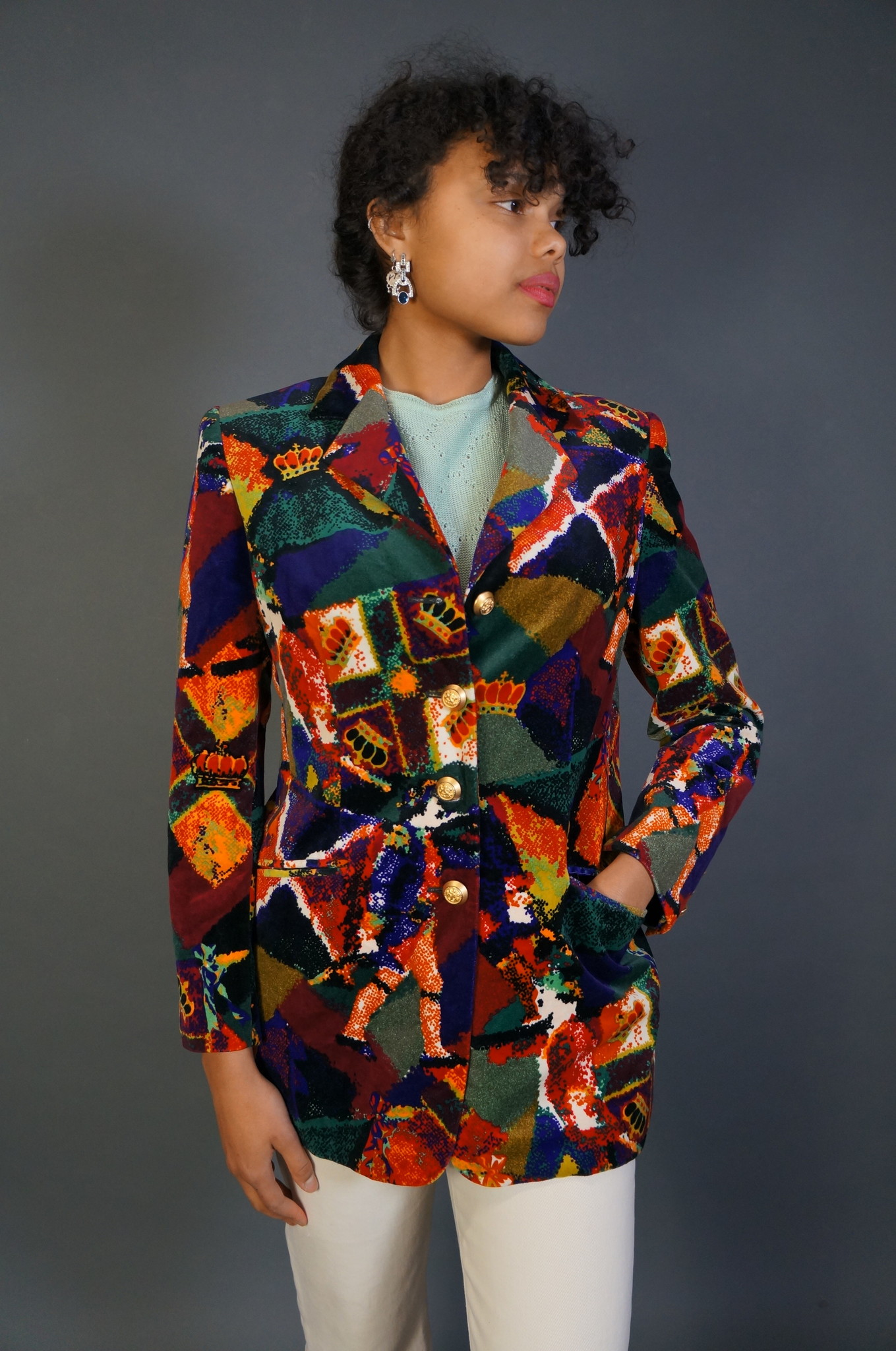 Ice Berg Multi Color Blazer