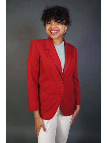 Wine Red Cacharel Blazer