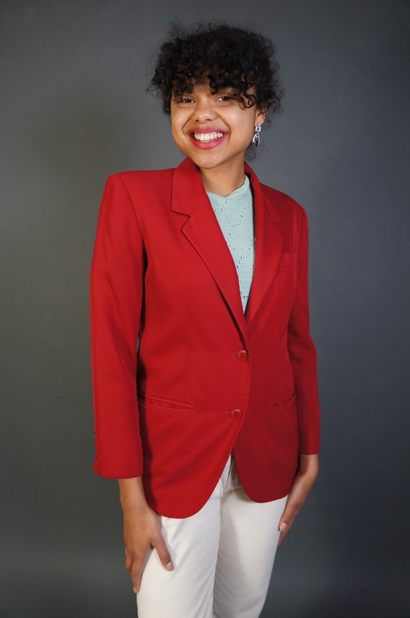 Wine Red Cacharel Blazer