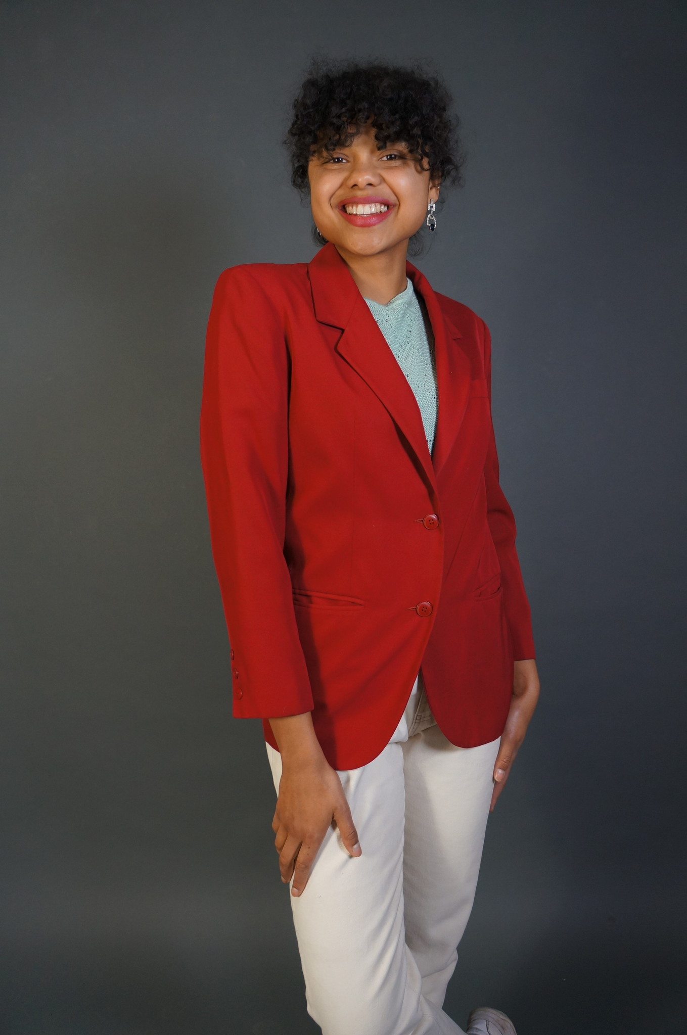 Wine Red Cacharel Blazer