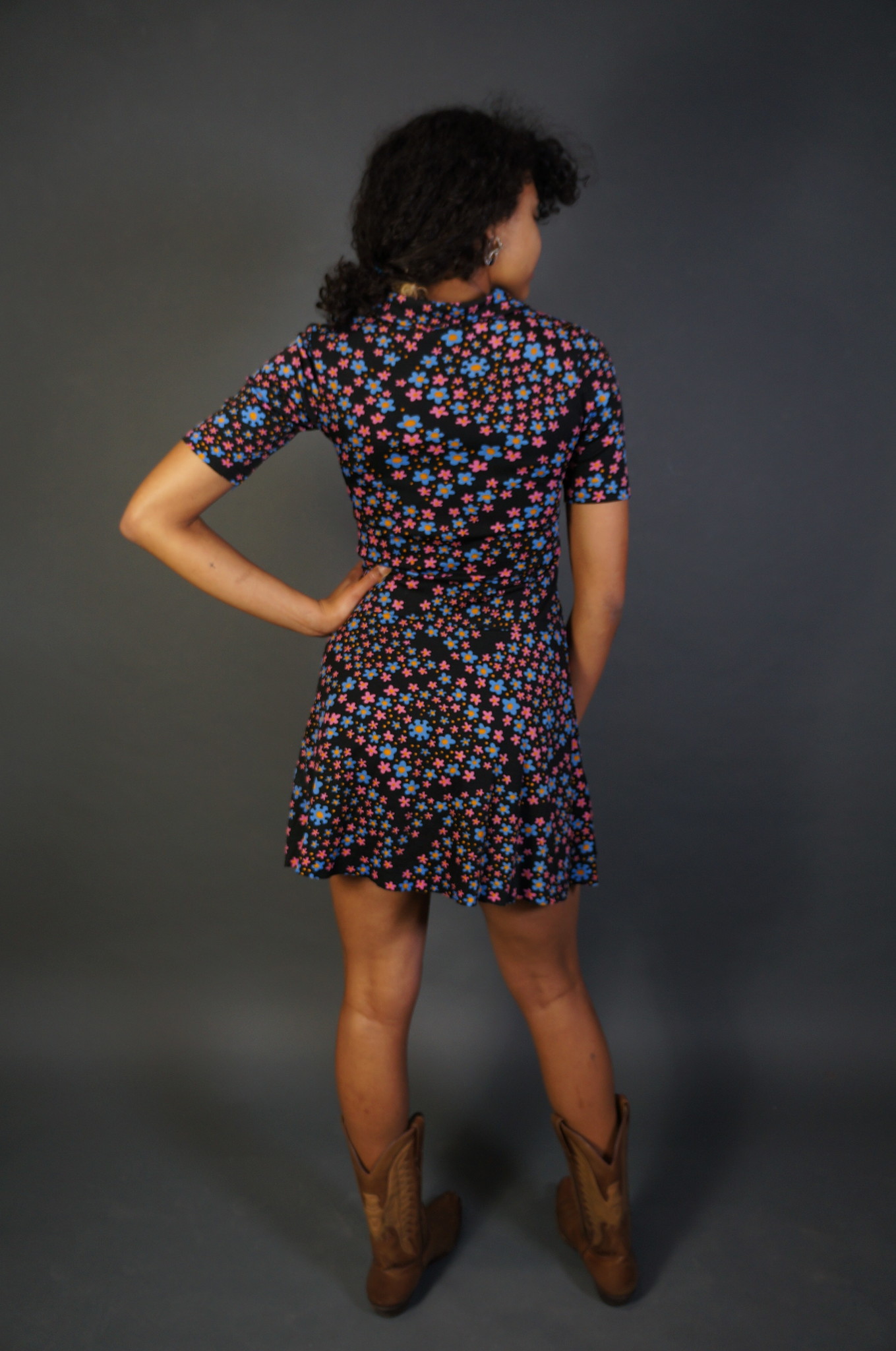 60s Flower Dress Beth