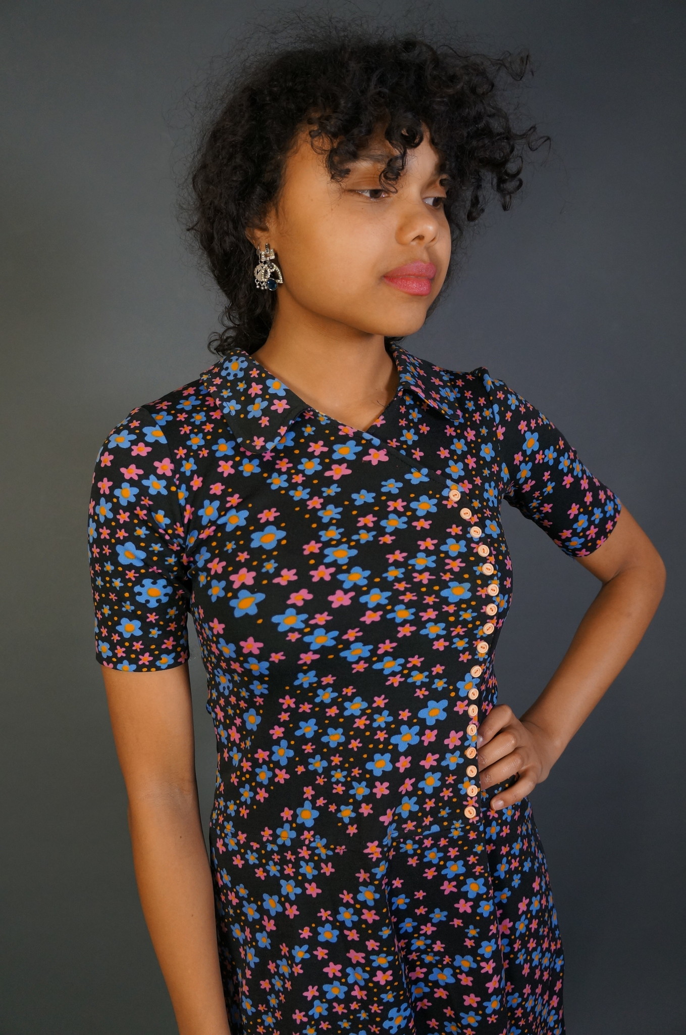 60s Flower Dress Beth