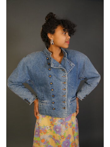 Double-Breasted Jeans Jacket Gloria