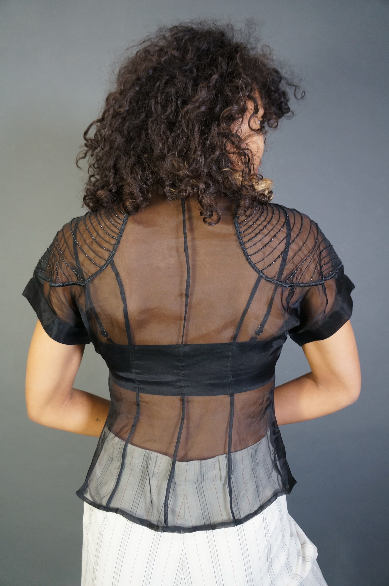 Ferré Milano Sheer Blouse