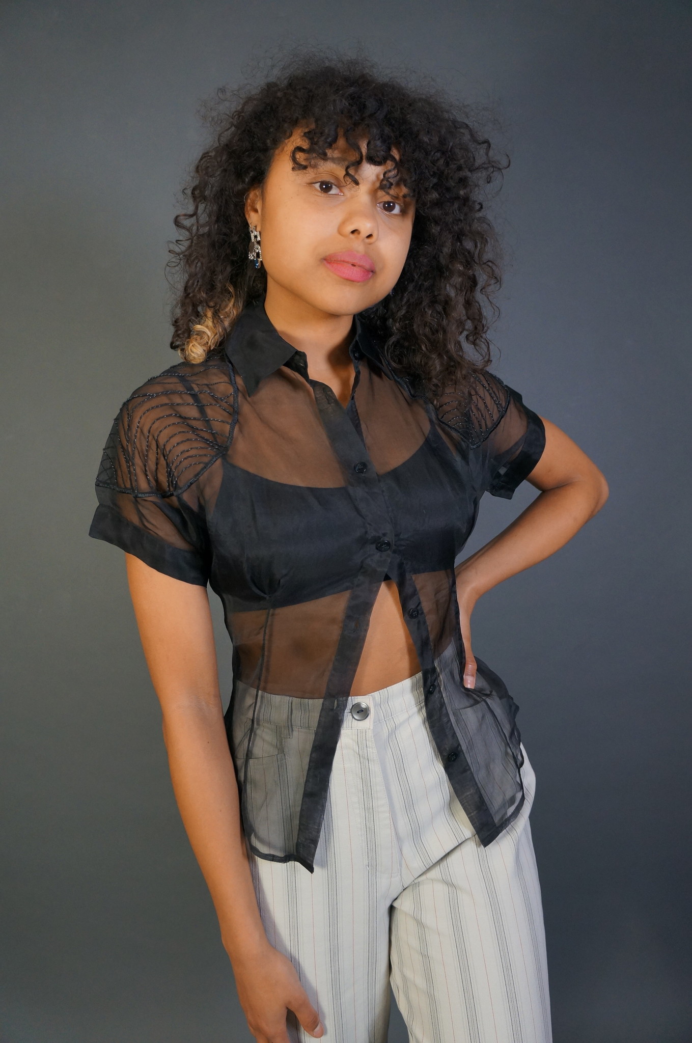 Ferré Milano Sheer Blouse
