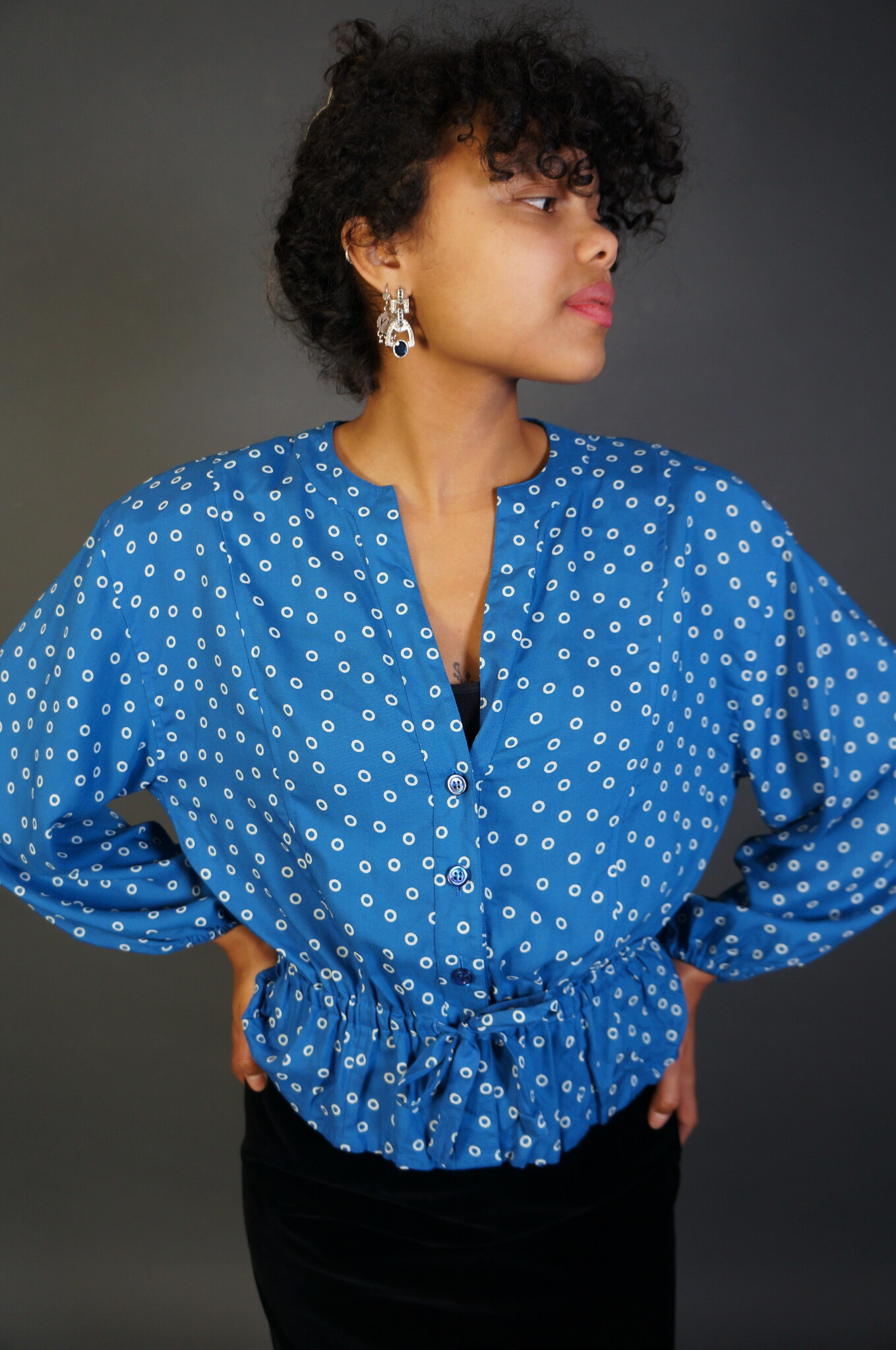 Guy Laroche Dotted Blouse
