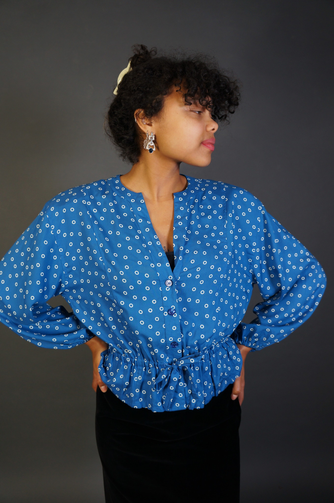 Guy Laroche Dotted Blouse