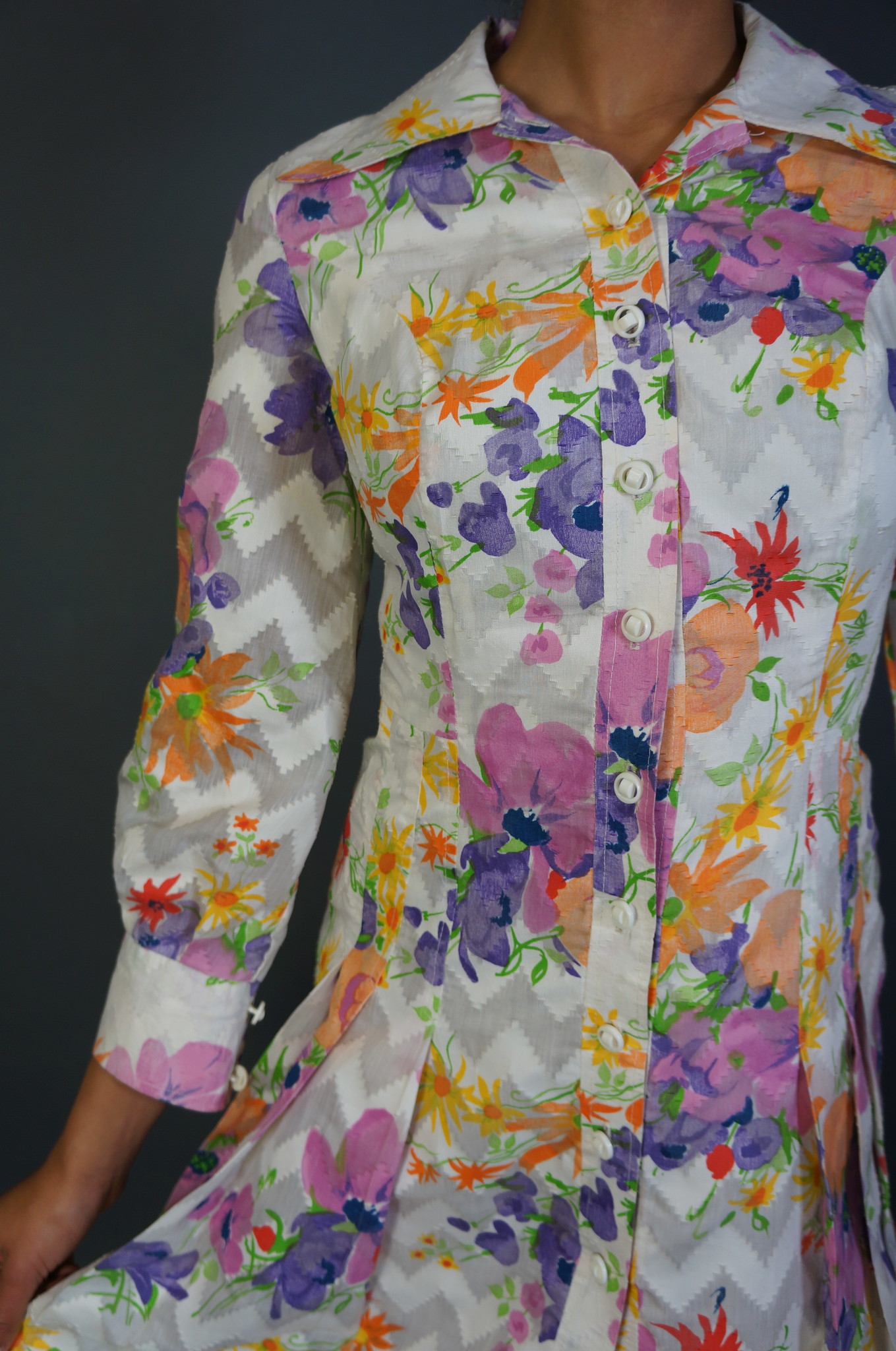 70s Flower Dress Abigail