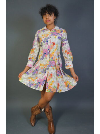70s Flower Dress Abigail