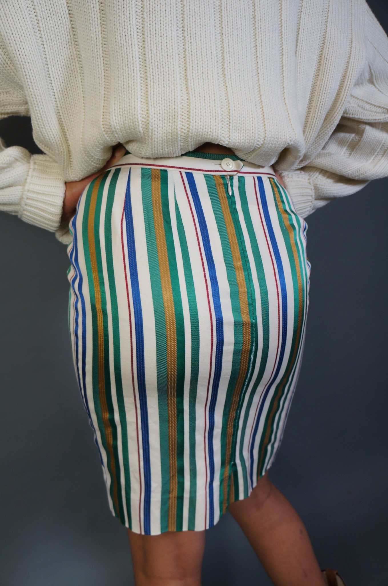Christian Dior Striped Skirt
