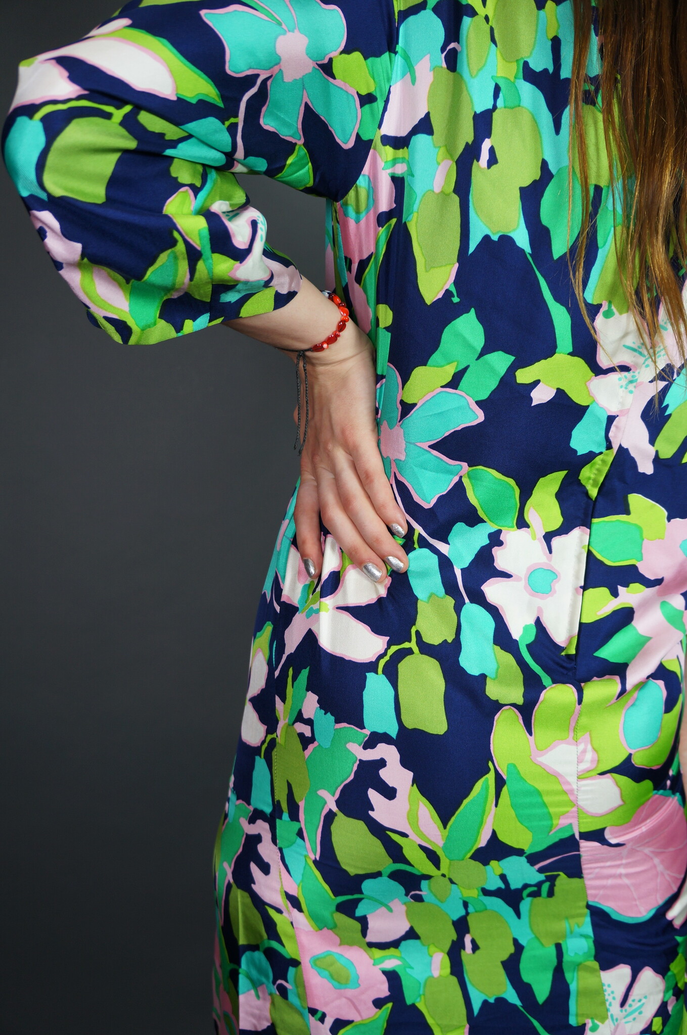 70's Handmade Flower Dress