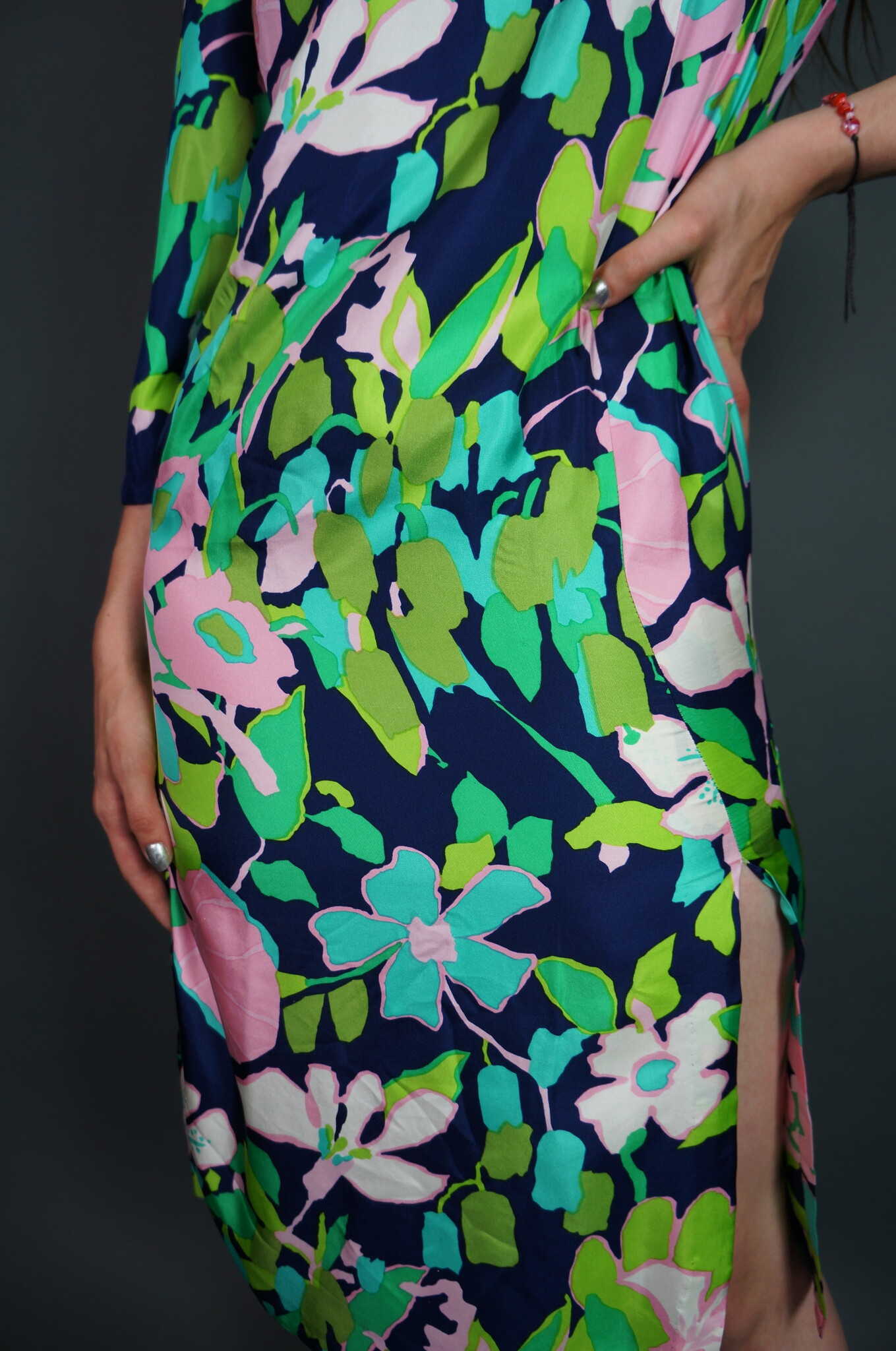 70's Handmade Flower Dress