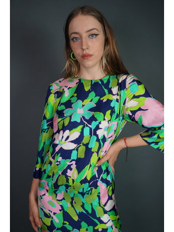70's Handmade Flower Dress