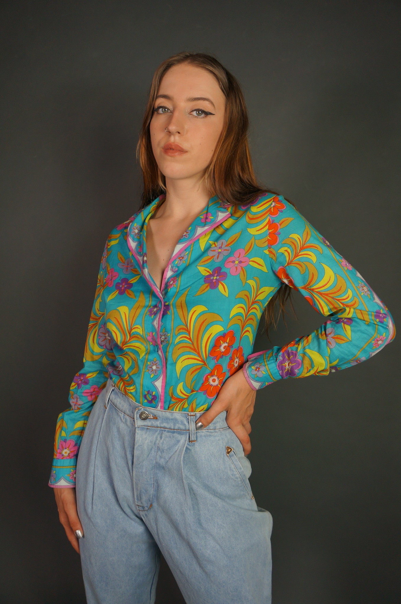 Emelio Pucci 100% Cotton Blouse