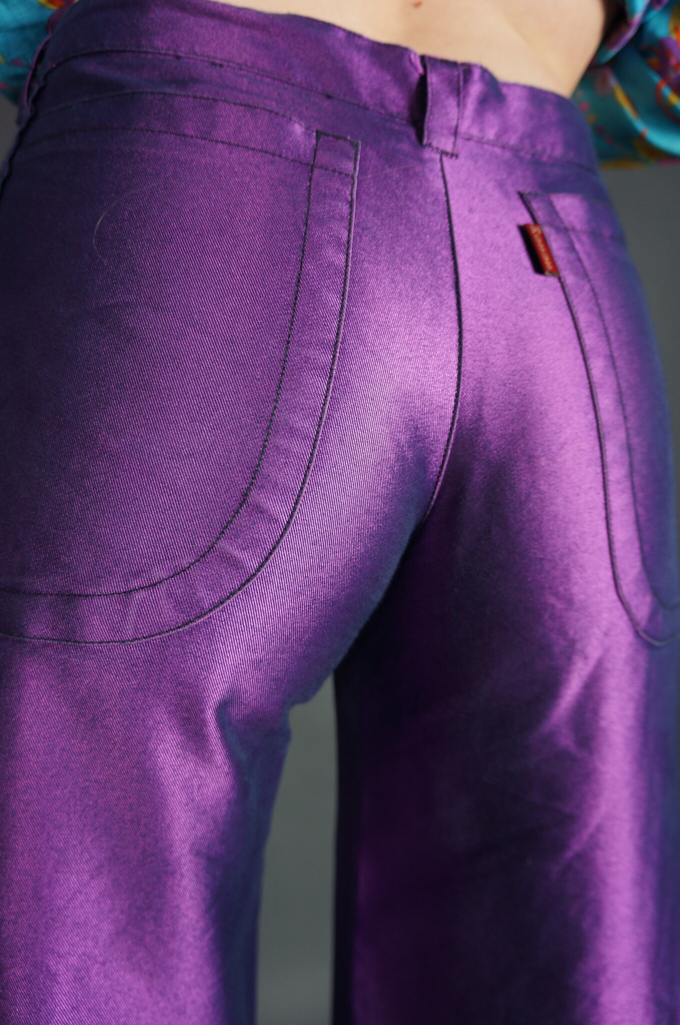 70's Ultra Violet Flare Pants