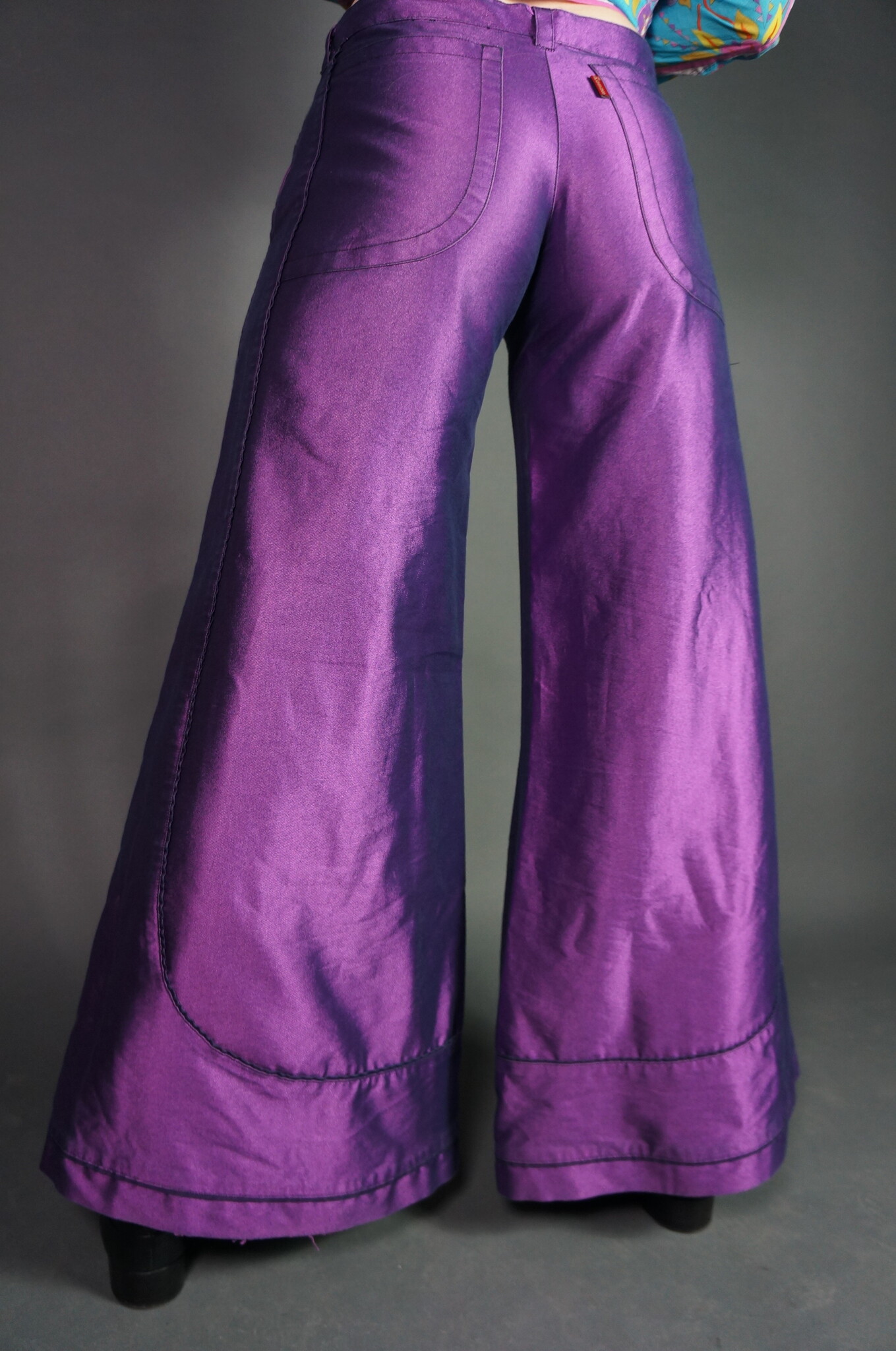 70's Ultra Violet Flare Pants