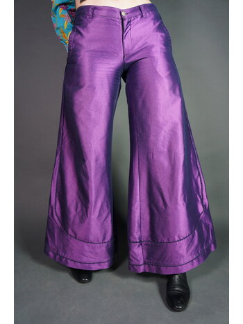 70's Ultra Violet Flare Pants