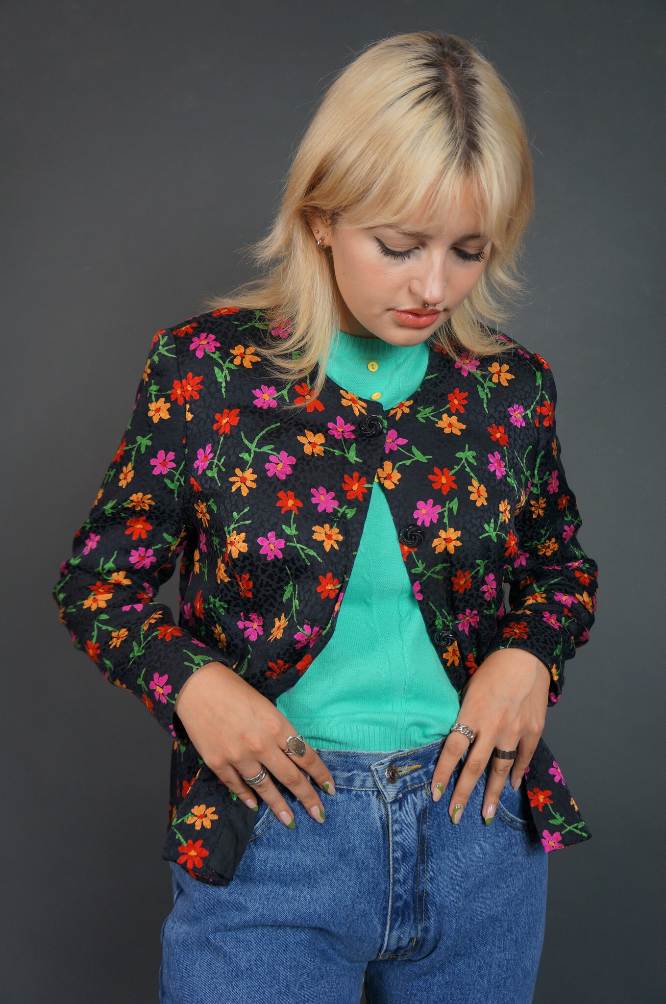 Yves Saint Laurent Flower Jacket
