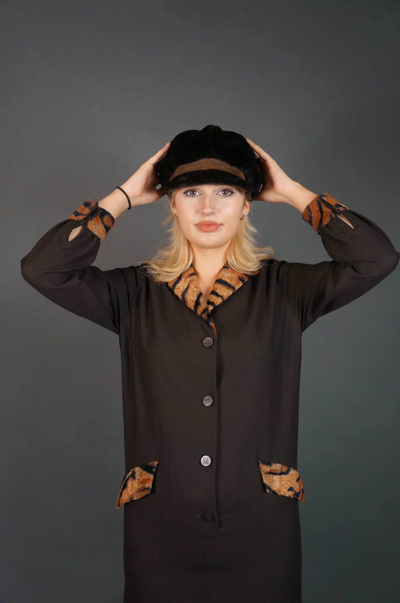 Pierre Balmain Faux Tiger Dress