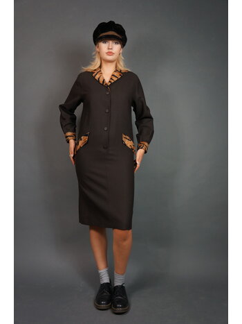Pierre Balmain Faux Tiger Dress