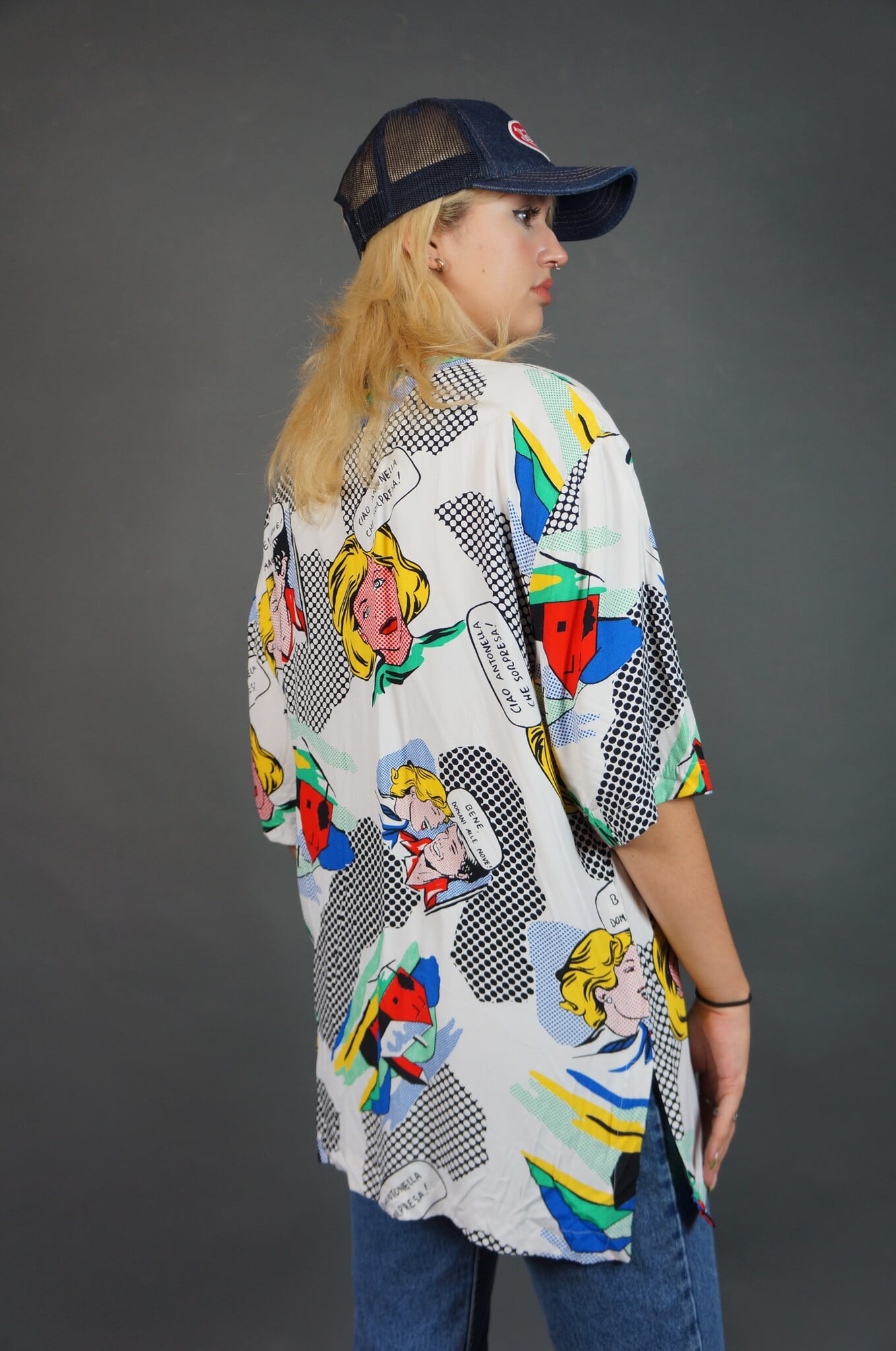 90's Comic Blouse
