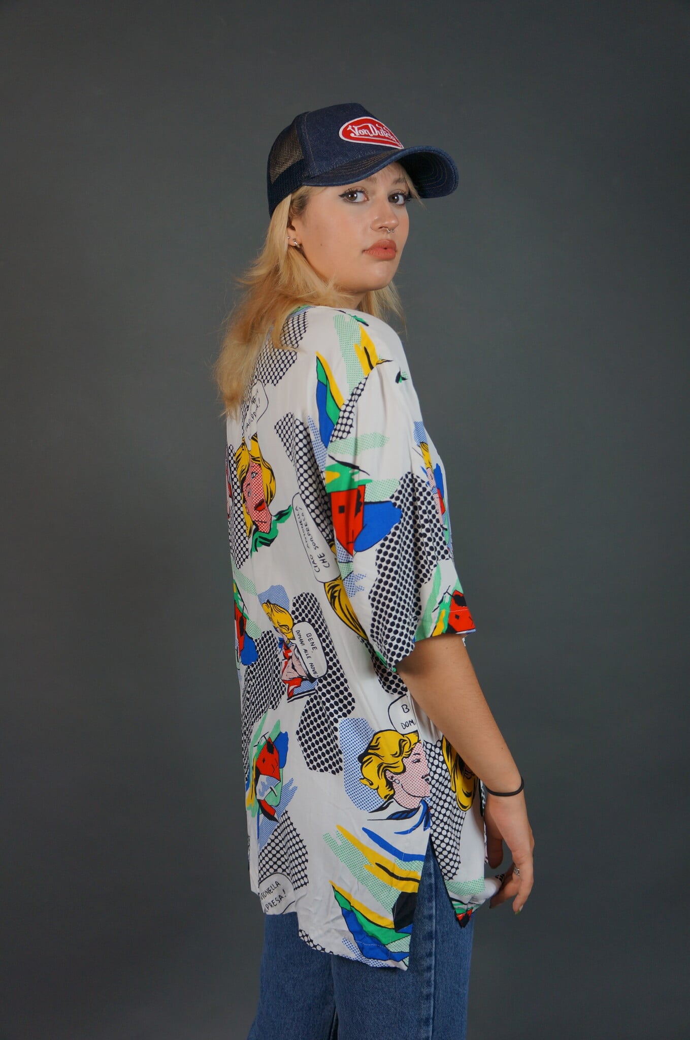 90's Comic Blouse