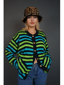 Escada Striped Cardigan