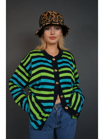Escada Striped Cardigan