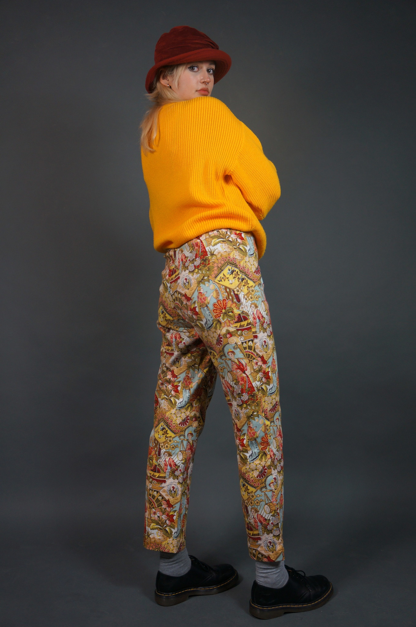 80's Summer Print Pants
