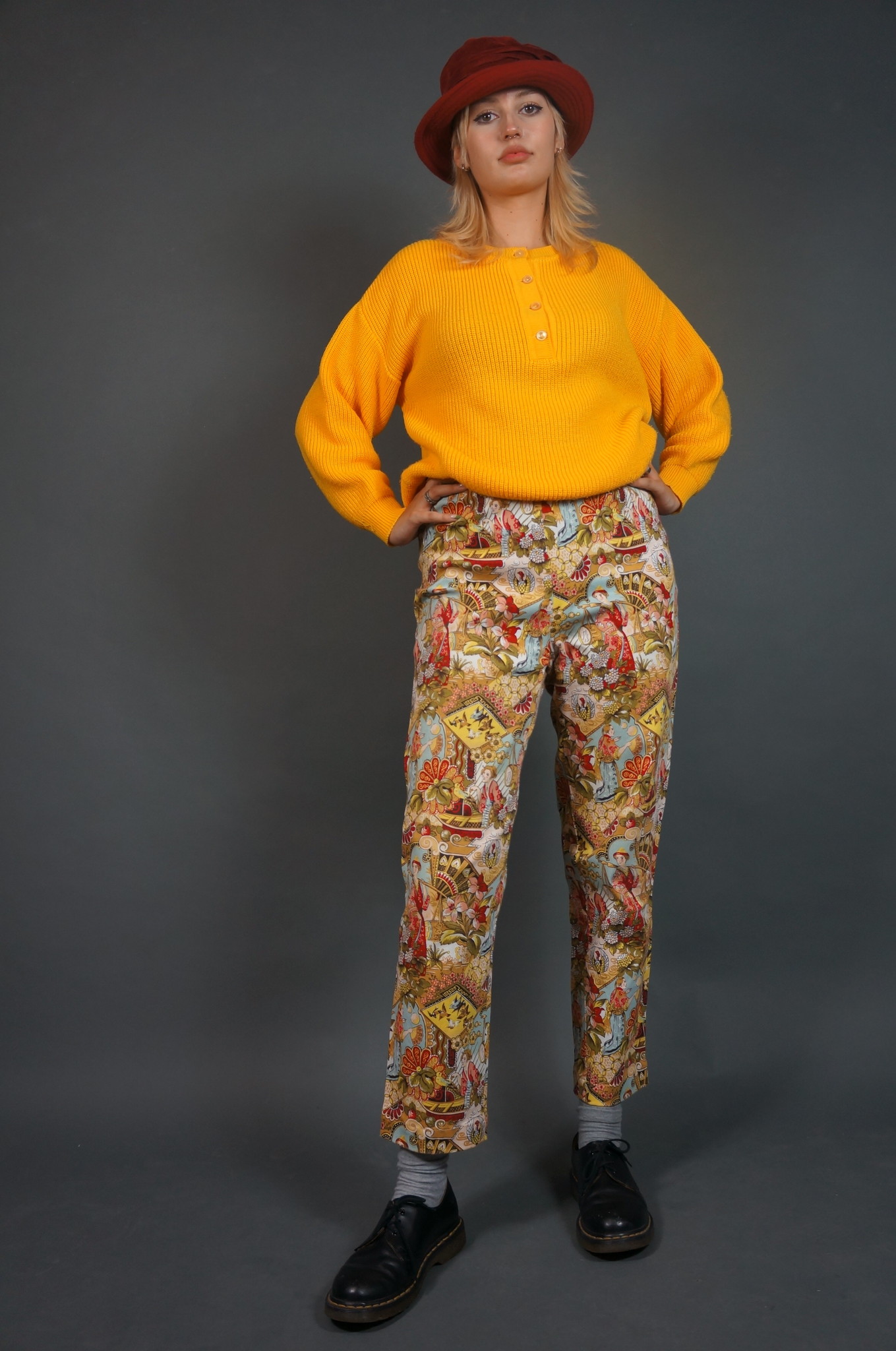 80's Summer Print Pants