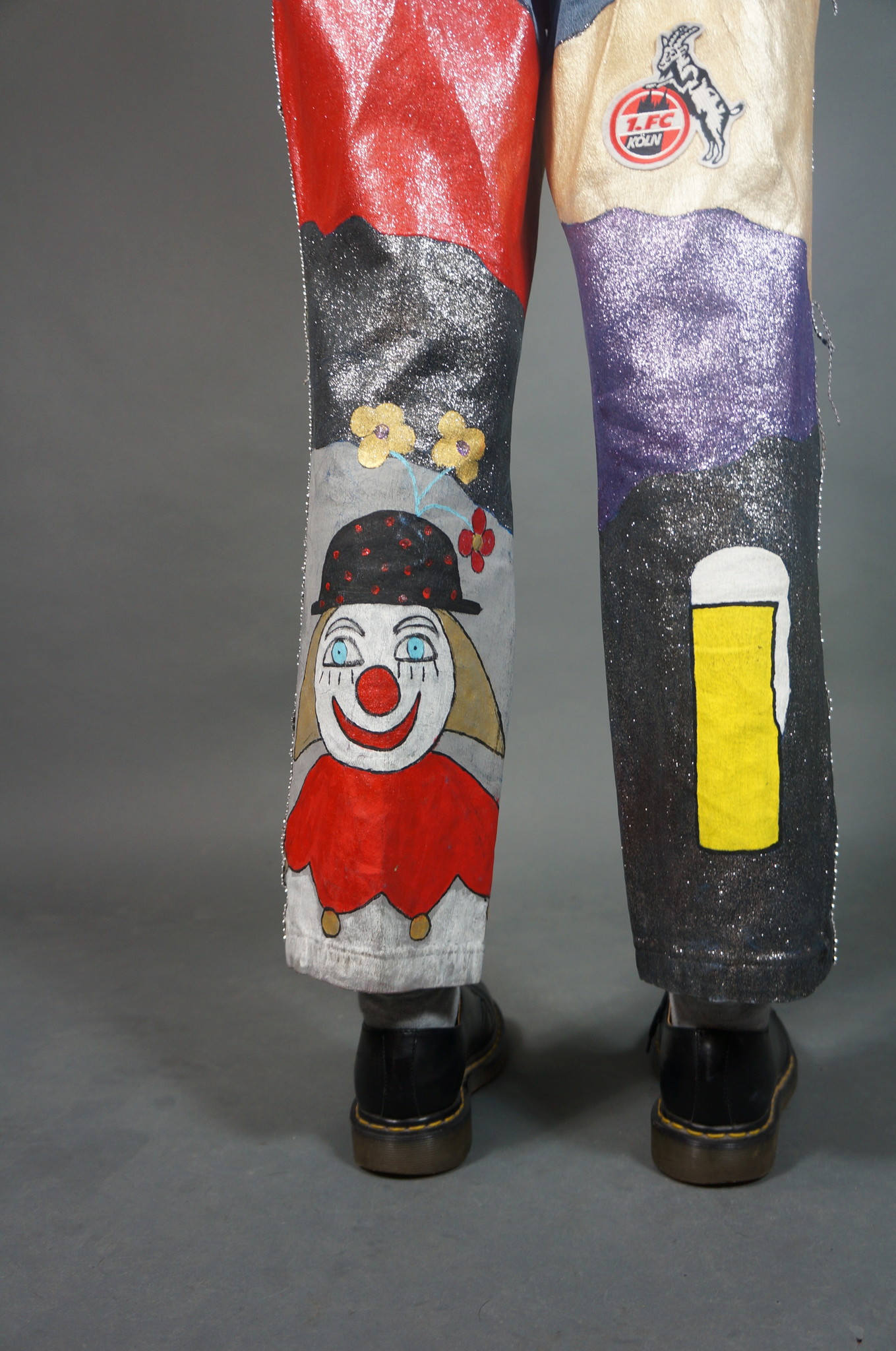 Handpainted Beer Jeans