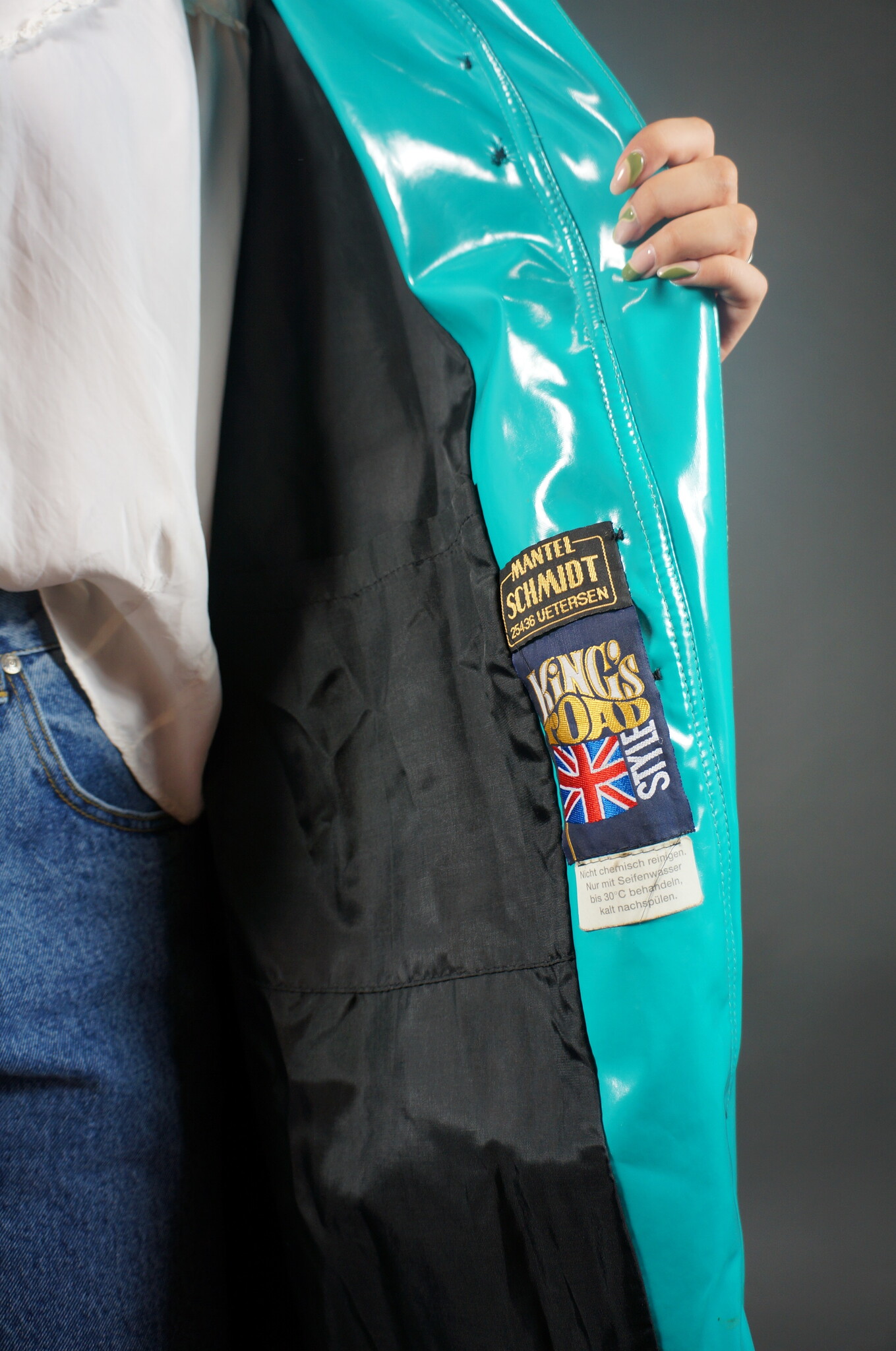 Shiny Retro Raincoat